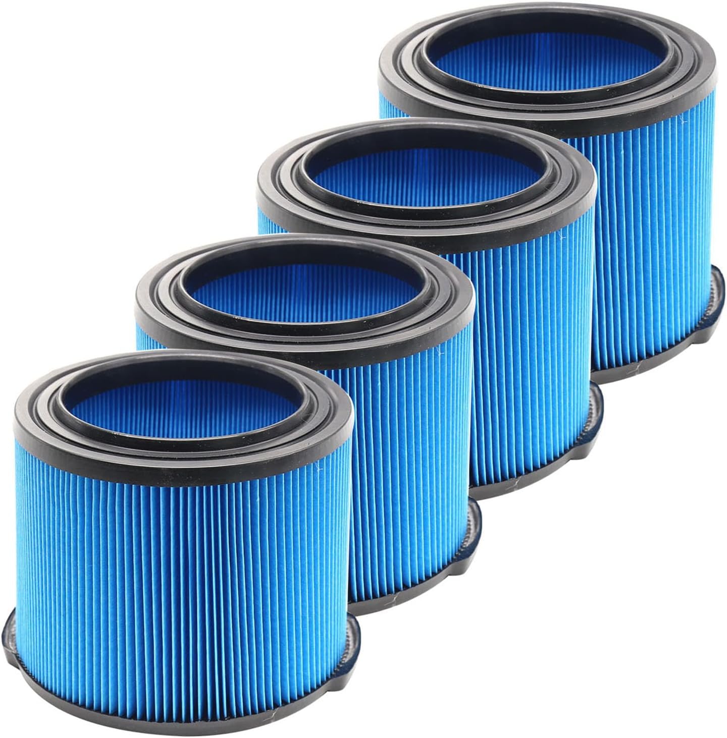 Lot de 4 filtres de rechange VF3500 pour aspirateurs Ridgid Wet Dry Vac VF3500, WD3050, WD4070, WD4080, WD4522, 4000RV, 4500RV