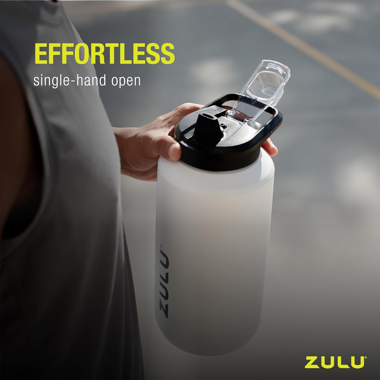 ZULU Goals Vacuum Insulated Large Capacity Stainless Steel Water Bottle | Reusable Jug Thermoses with Carry Handle | Leak-Proof Lid | Perfect for Travel, Workout, Gym, Hiking, Camping | 64oz, 101oz - Image 7