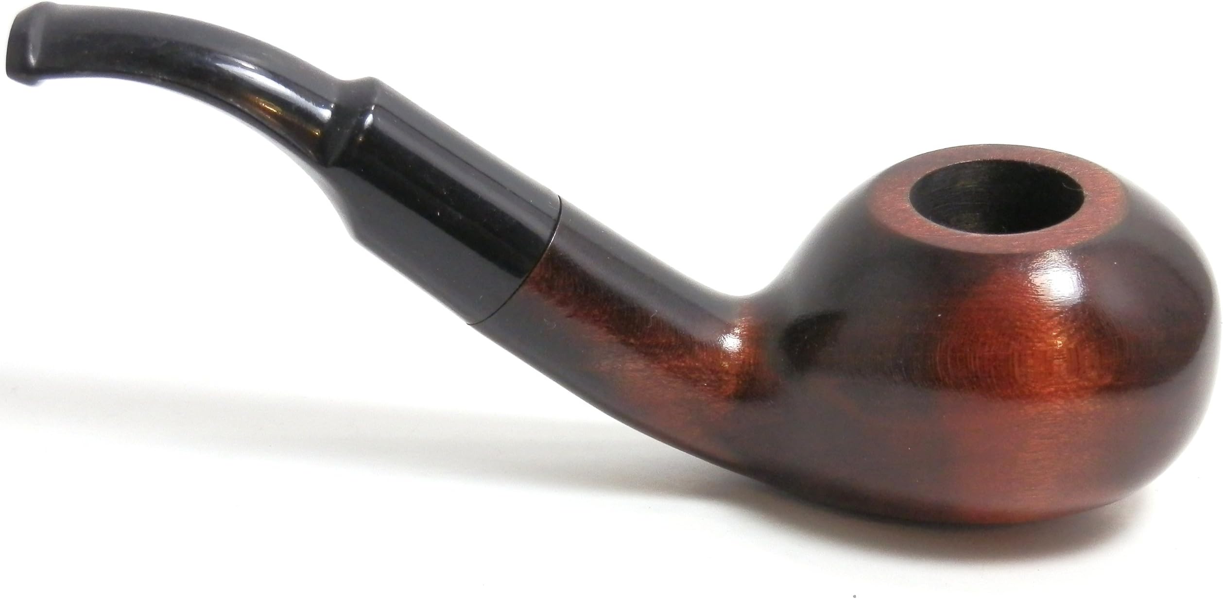 Smoke Pipe - Chochla No 48 - Pear Wood Root - Brown Wood Finish - Hand Made