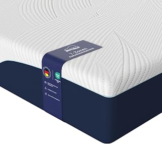 wowttrelax Matratze 90x200 cm, 7-Zonen, Höhe 20 cm, Bequem luftdurchlässig | Gel-Memory-Schaum Matratze, abnehmbar waschbarer Bezug, OEKO-TEX & CertiPUR-US zertifiziert, atmungsaktiv hautschonend