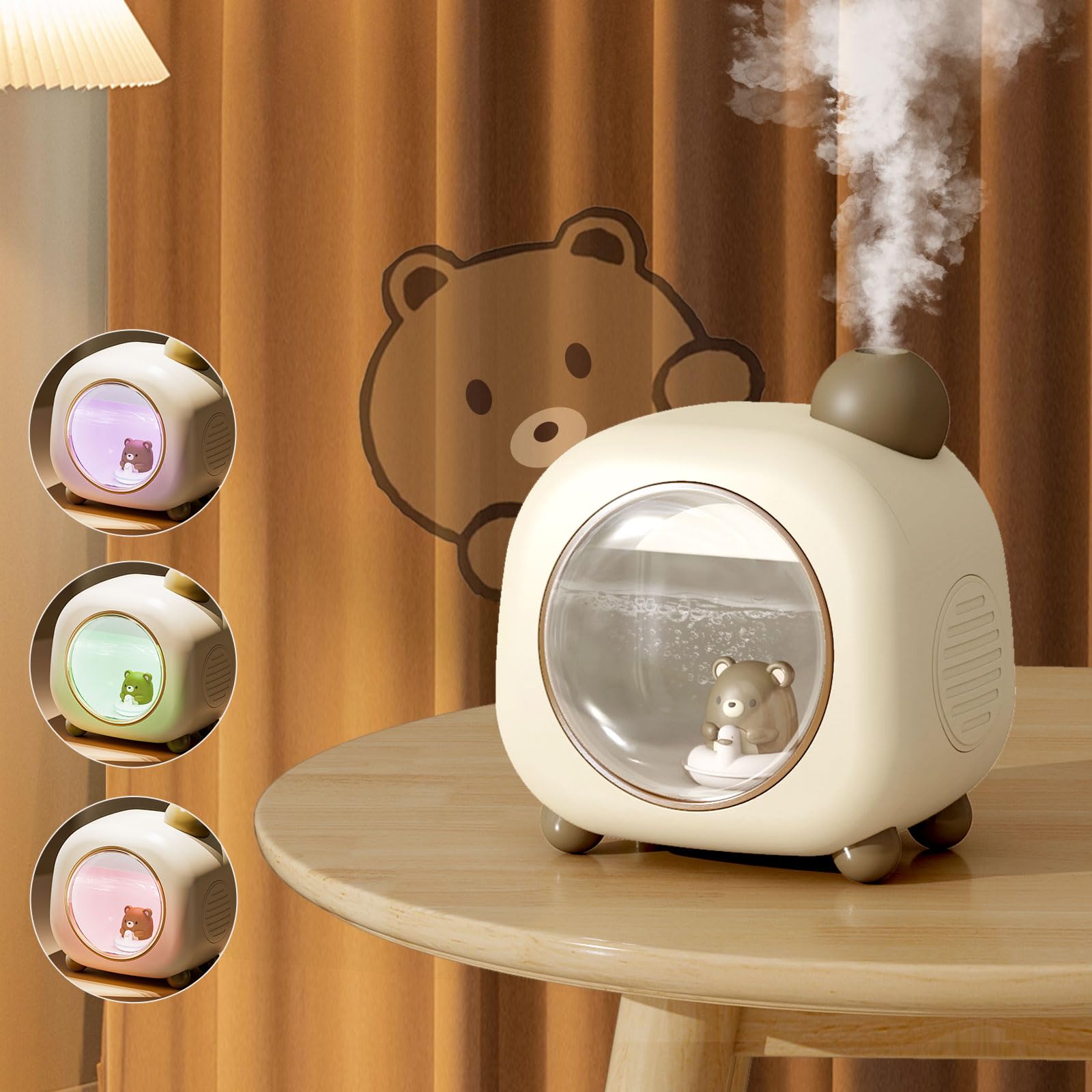 Humidificateur de voiture et bureau USB portable super silencieux 500ml