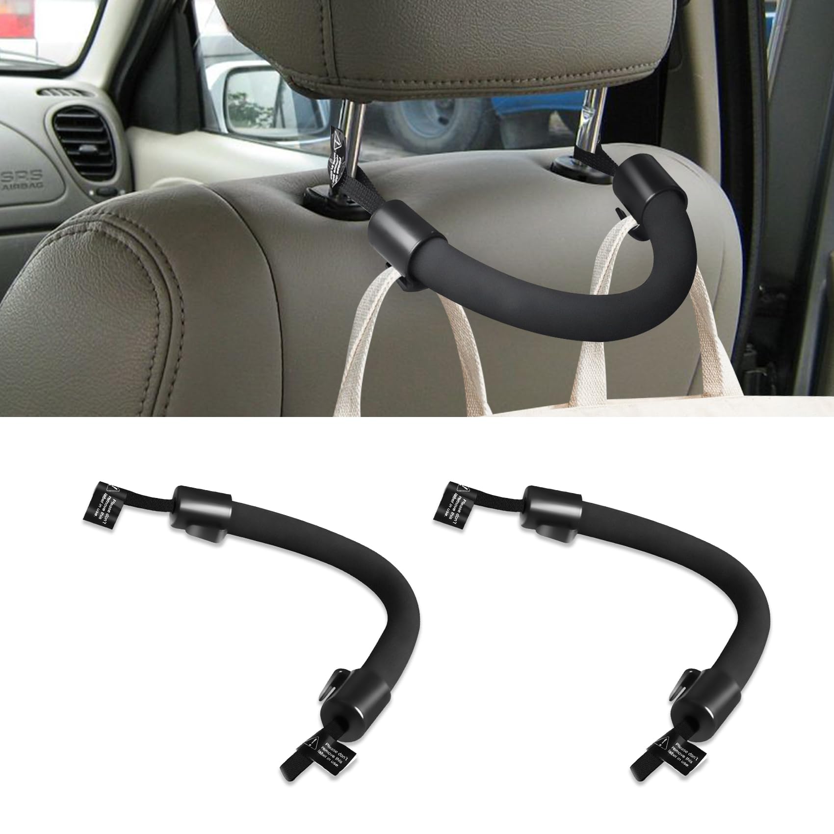 Amazon.co.jp: WINUERK 車の後部座席ハンドル、車の安全グリップ