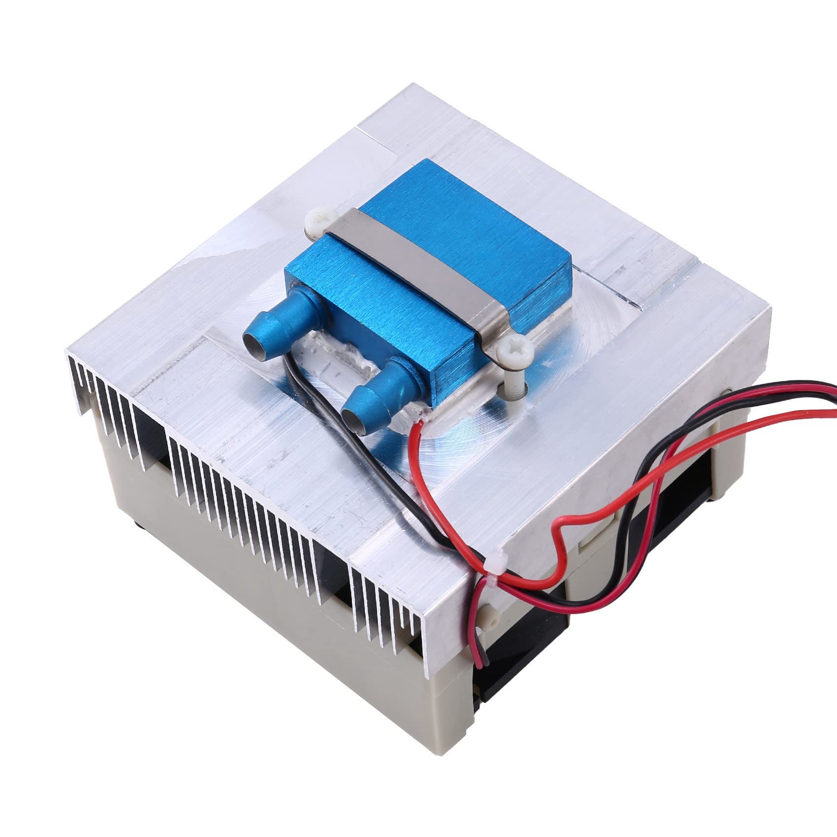 2X DIY Enfriador TermoeléCtrico de RefrigeracióN Semiconductor Kit de de RefrigeracióN Disipador de Enfriador Peltier para Agua de 10L