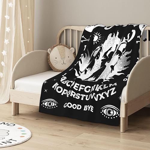 Miniatura 3 de Ouija - Manta de baile de bruja, manta suave de franela, acogedora y ligera, regalos de felpa para niños, niñas, mujeres, hombres, sofá, dormitorio,