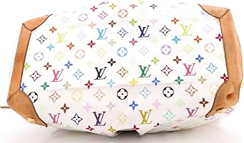 Pre-Loved Ursula Handbag Monogram Multicolor, White