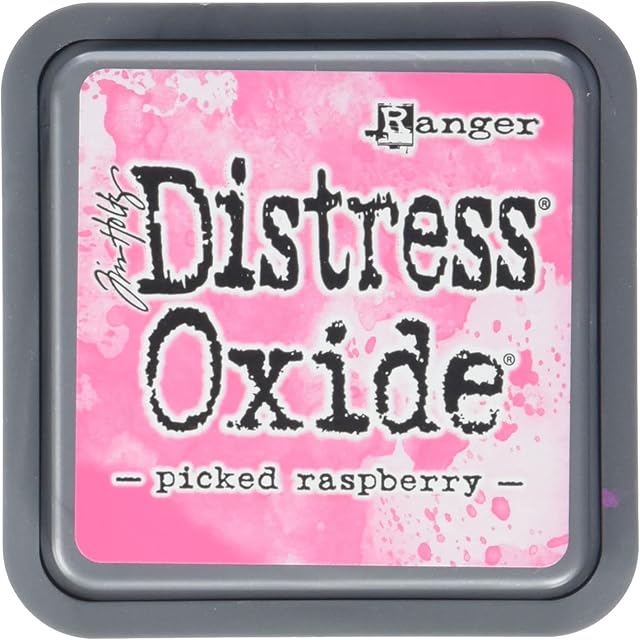 Ranger Tim Holtz TDO56126 Distress Oxide Pad-Picked Raspberry, Synthetic Material, Pink, 7.5 x 7.5 x 1.9 cm