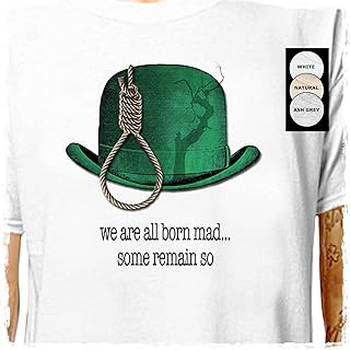 T-Shirt: Waiting For Godot - We Are All Born Mad | LazyCarrot (tshirt tee shirt samuel beckett)