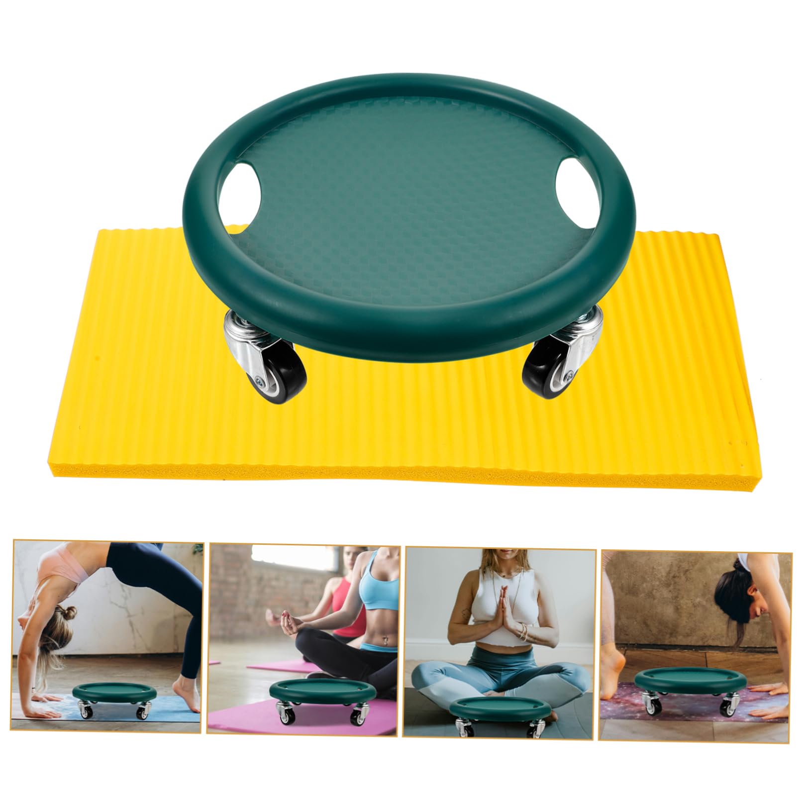 INOOMP Discos Deslizantes de Fitness Abdominal 1 Juego PP para Ejercicio