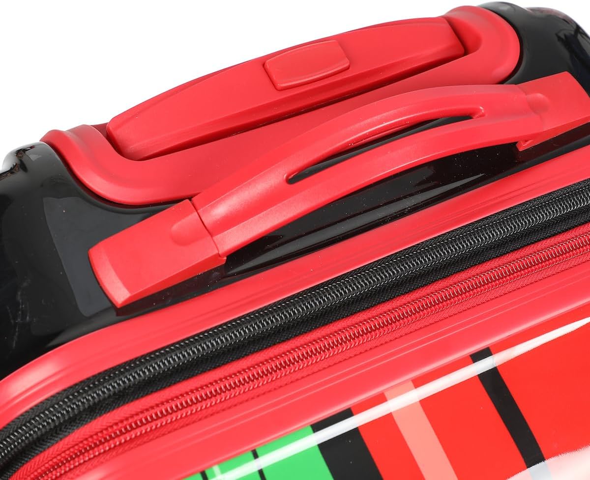 Bioworld Super Mario Bros Character Group Art 20" Rolling Carry On Luggage