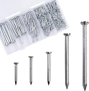 Azonee 350 Pcs Brick Steel Nails Assortment Kit
