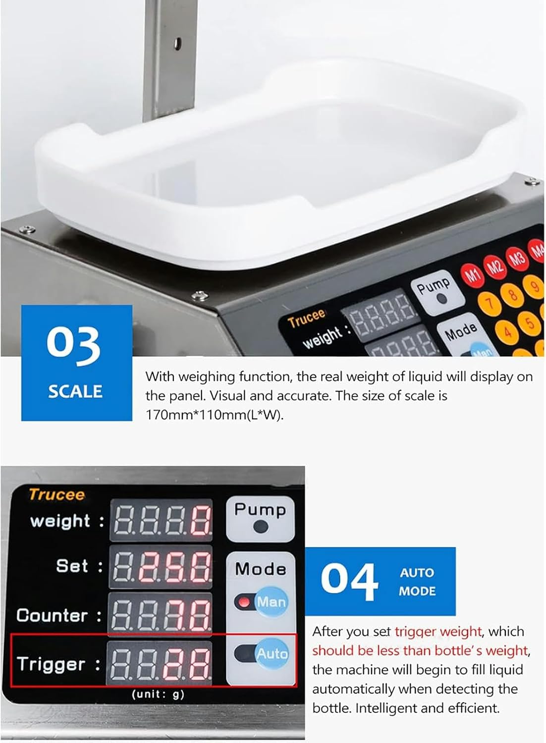 Viscous Liquid Quantitative Filling Machine Liquid Filling Machine Liquid Filling Machine, Automatic Digital Bottle Filler Control Pump, Machine~/