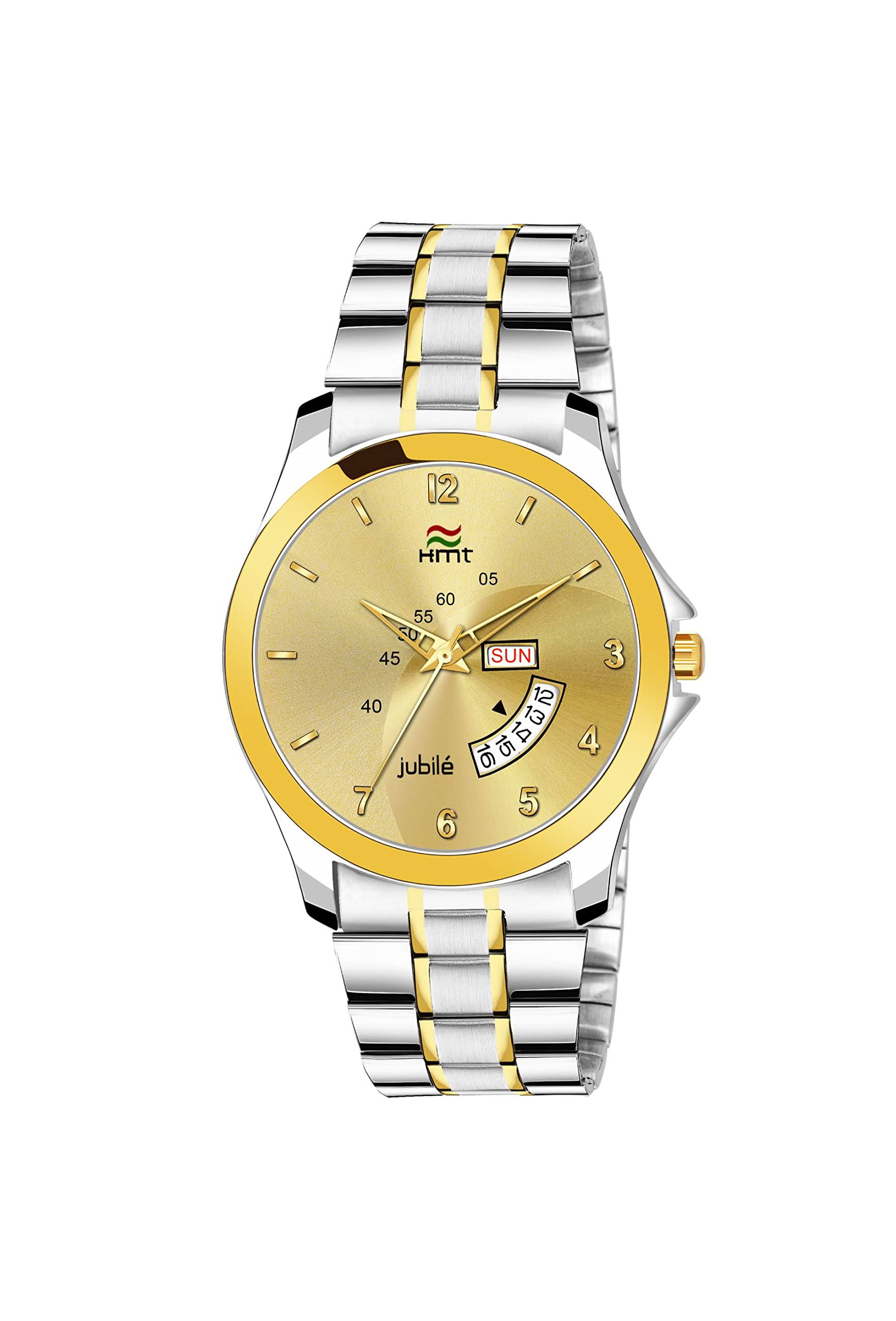 HEMTGolden Dial Analog Watch for Men - HM-GR303-GLD-CH