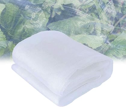 0.7mm Ultra Fine Garden Mesh Netting, Mesh Plant Cover, Row Covers for Vegetables, Multipurpose Protective Cover for Gardens with Berry Bushes, Fruit Trees, and Tomatoes Size 2mx15m