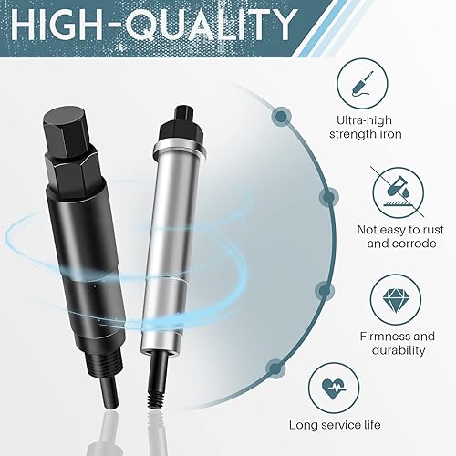 Miniatura 7 de Extractor de bujías, kit de herramientas de extracción de bujías rotas compatible con Ford Triton 5.4L 3 válvulas (2 herramientas)