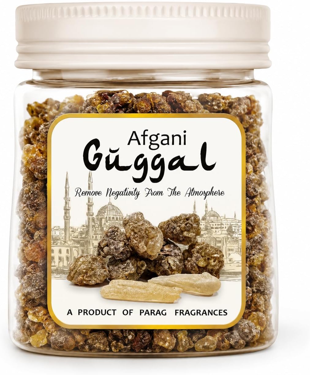 Parag fragrances Afgani Guggal (Pure, Natural & Grade 1) Guggal/Gugal/Guggul/Commiphora Mukul Guggal for Dhoop, Dhuni or Hawan (250gm)