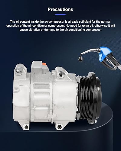Miniatura 147 de ECCPP Compresor de CA 1997-2003 apto para Mitsubishi Montero Sport 3.0L 1999-2004 para Mitsubishi Montero Sport 3.5L Compresor de aire acondicionado