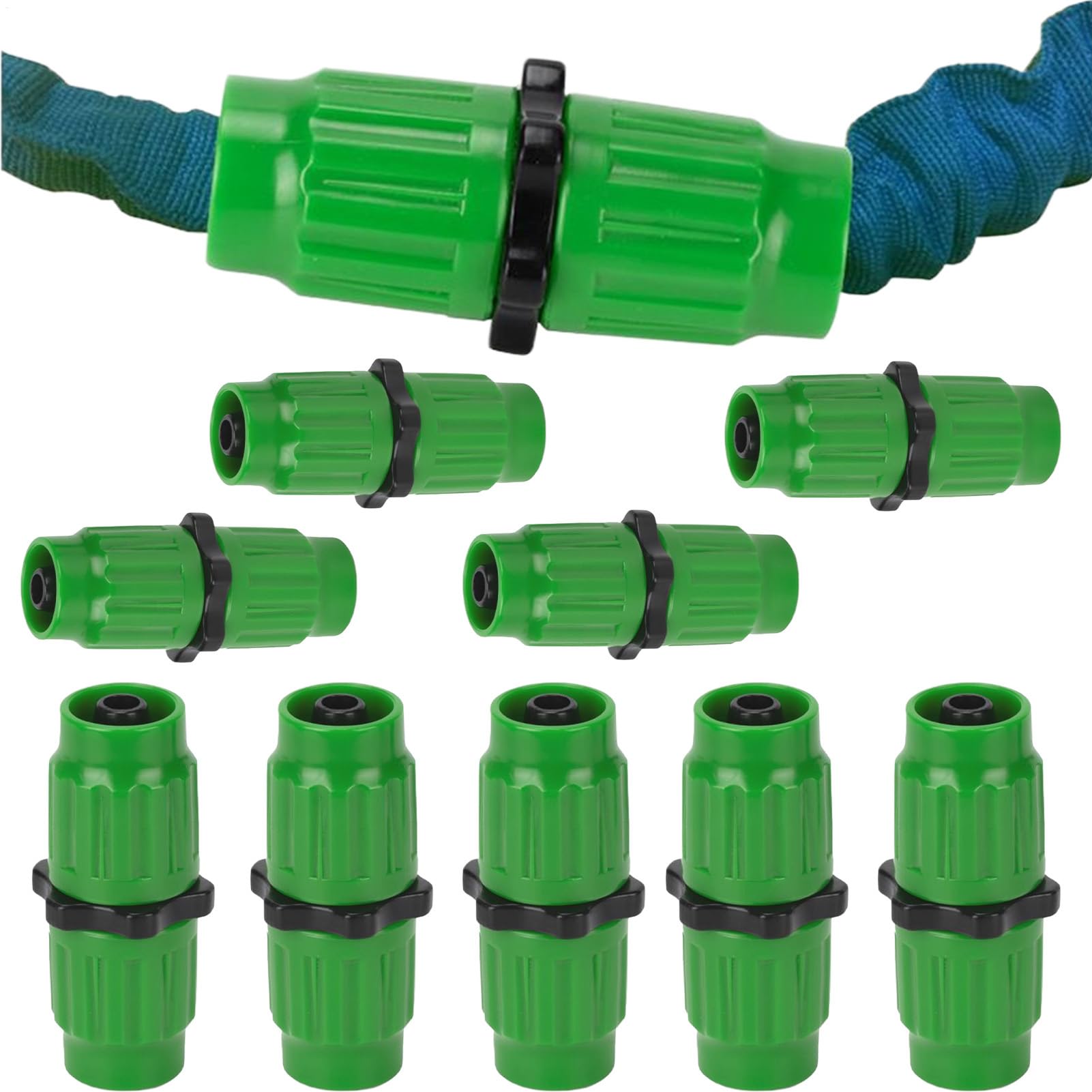 Kit De Réparation De Tuyau D'arrosage Extensible, Raccord Multifonction, Connecteur De Tuyau De Réparation, Adaptateur De Tuyau D'arrosage De Jardin, Ensemble D'extension 4/10 Pièces
