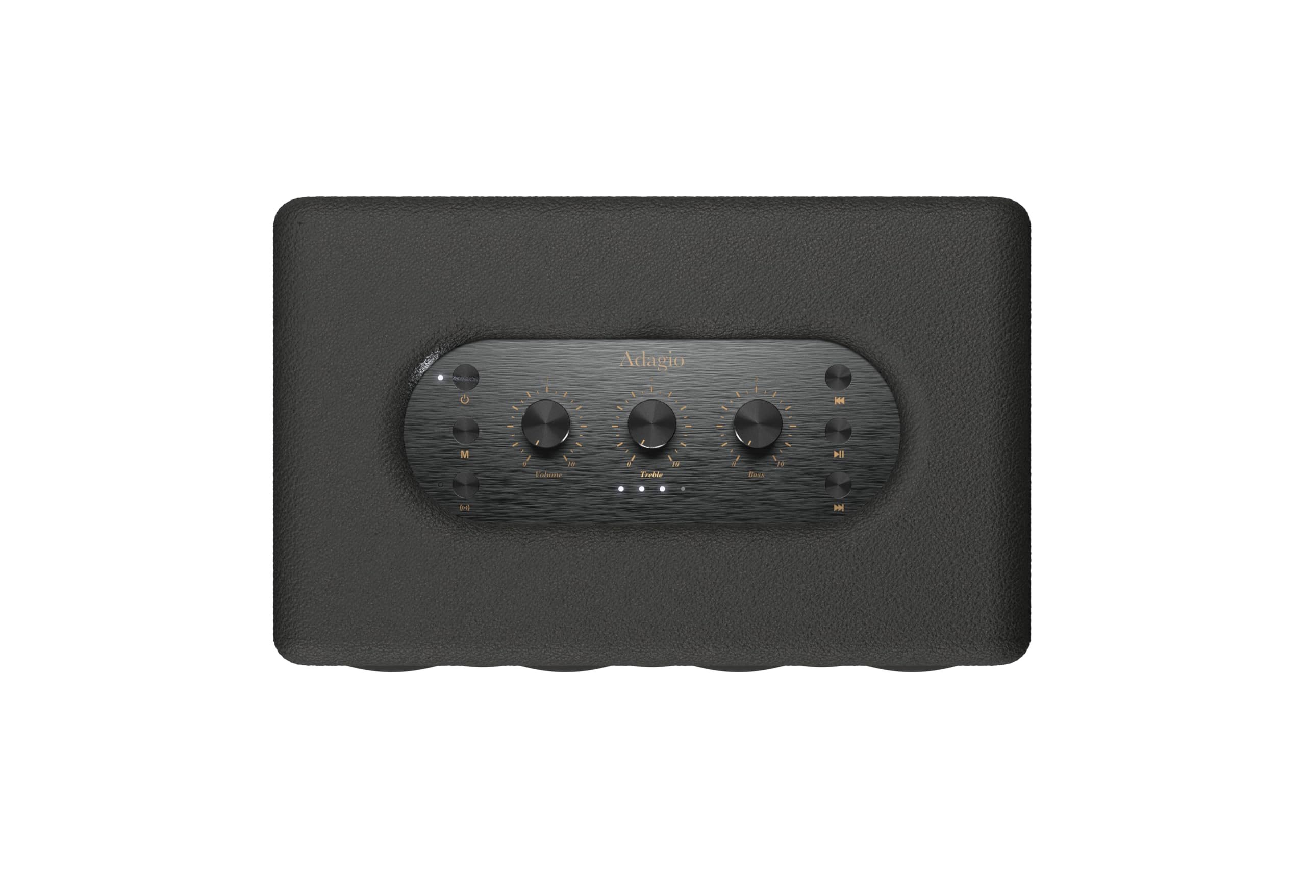 Vieta Pro Adagio Enceinte portable Bluetooth 5.3 Vintage avec batterie 10 h, TWS, IPX7, USB et True Wireless. Haut-parleurs blancs sans fil rétro