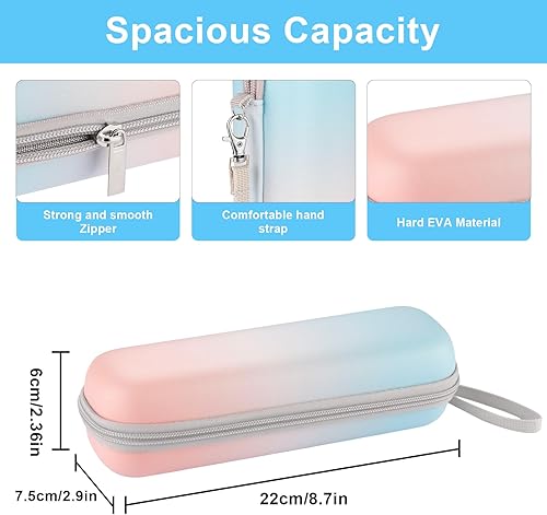 Vista 24 de Estuche de viaje para cepillo de dientes Oral-B/Oral-B Pro 1000 1500 5000 7000 7500 6000 9600/Phlips Sonicare 4100 5100 1100 6100 5300 cepillo