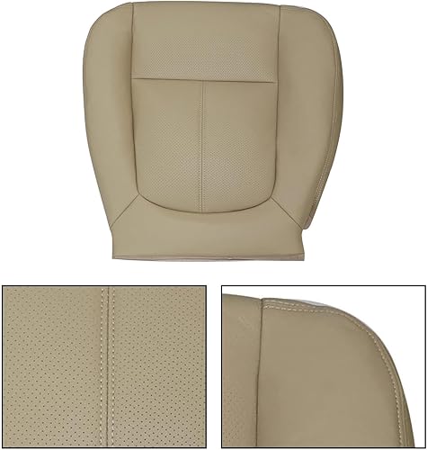 Miniatura 6 de Priprilod Funda de asiento de repuesto para parte inferior del lado del conductor, de piel perforada, compatible con Ford F250, F350, F450, F550,