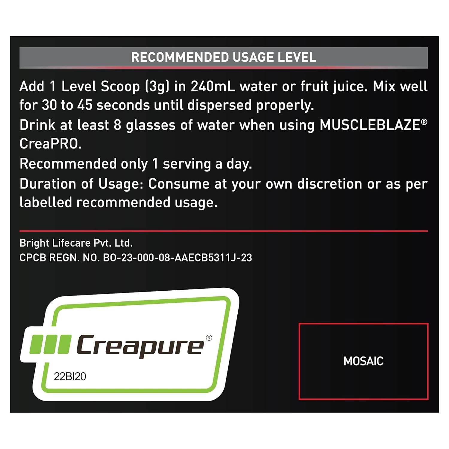 Buy Now Muscleblaze Creapro Creatine Monohydrate Powder With 4 Buy Now Muscleblaze Creapro Creatine Monohydrate Powder With
