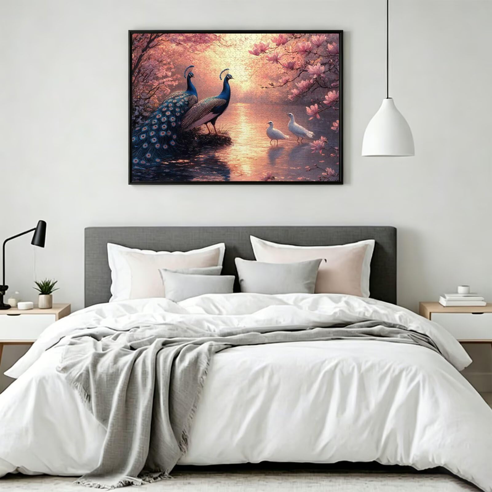 Puzzle 6000 Pezzi Paone Puzzle Classici per Gioco Familiare, n-382 | Impossibile Puzzles, Intrattenimento Creativo, Rilassamento e Intelligence, Regalo per Amore e Amico, Decorazioni Casa, Fiori