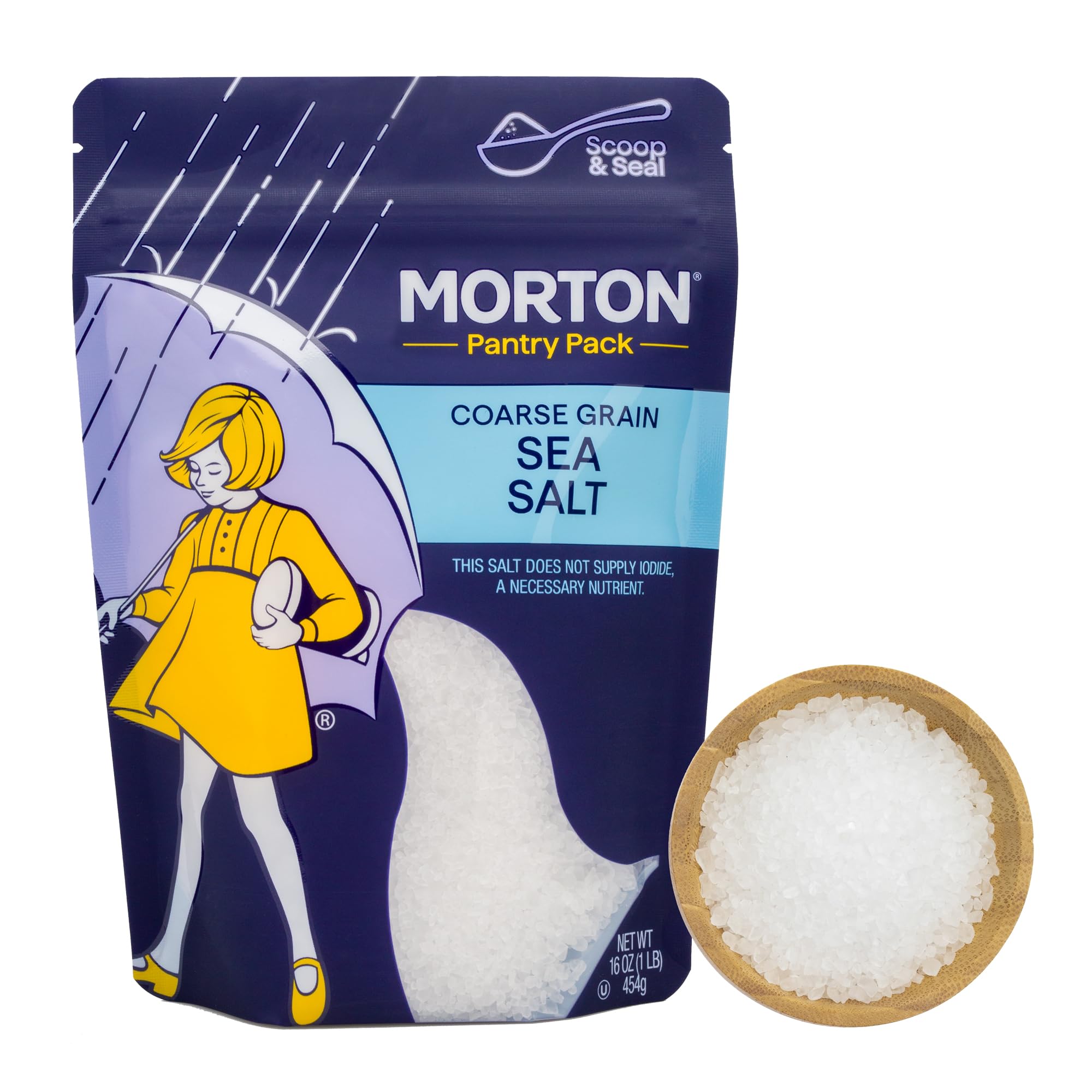 Amazon.com : Morton Sea Salt Coarse Grain, All-Natural Sea Salt