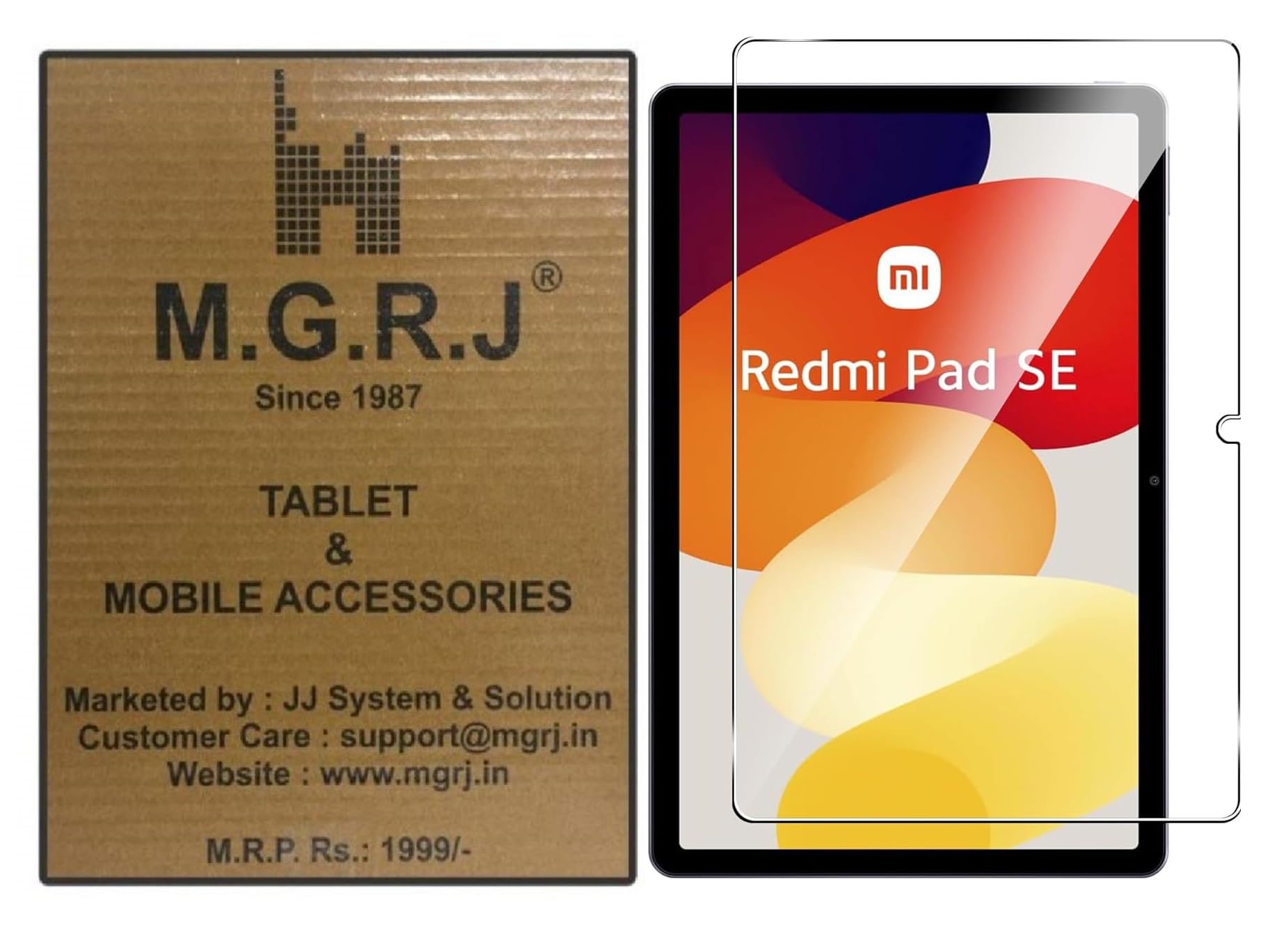 M.G.R.J® Tempered Glass Screen Protector for Redmi Pad SE (11 Inch) Tablet (1-Pack) (B0D4V2XH7D) Amazon Price History, Amazon Price Tracker