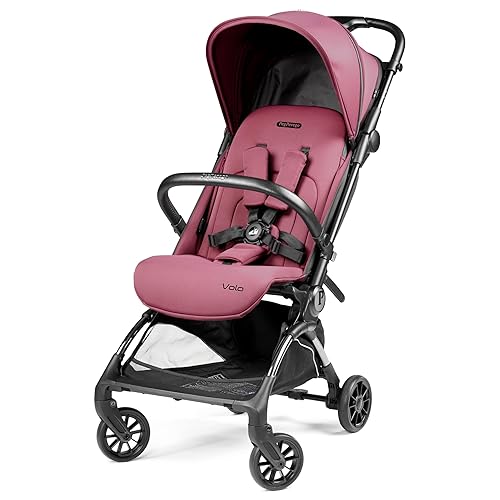 Peg Perego Volo, Cochecito de viaje ultraligero que cumple con las normas, características ajustables y asiento reclinable, diseñado para la