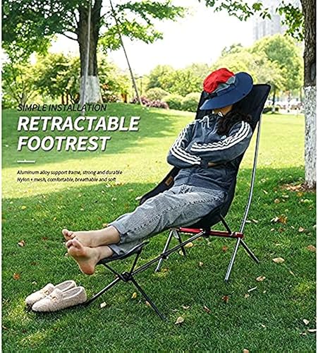 Miniatura 6 de Silla universal de camping, reposapiés, otomana, plegable, acoplable, reclinable, accesorios retráctiles para taburete retráctil, hamaca, silla de