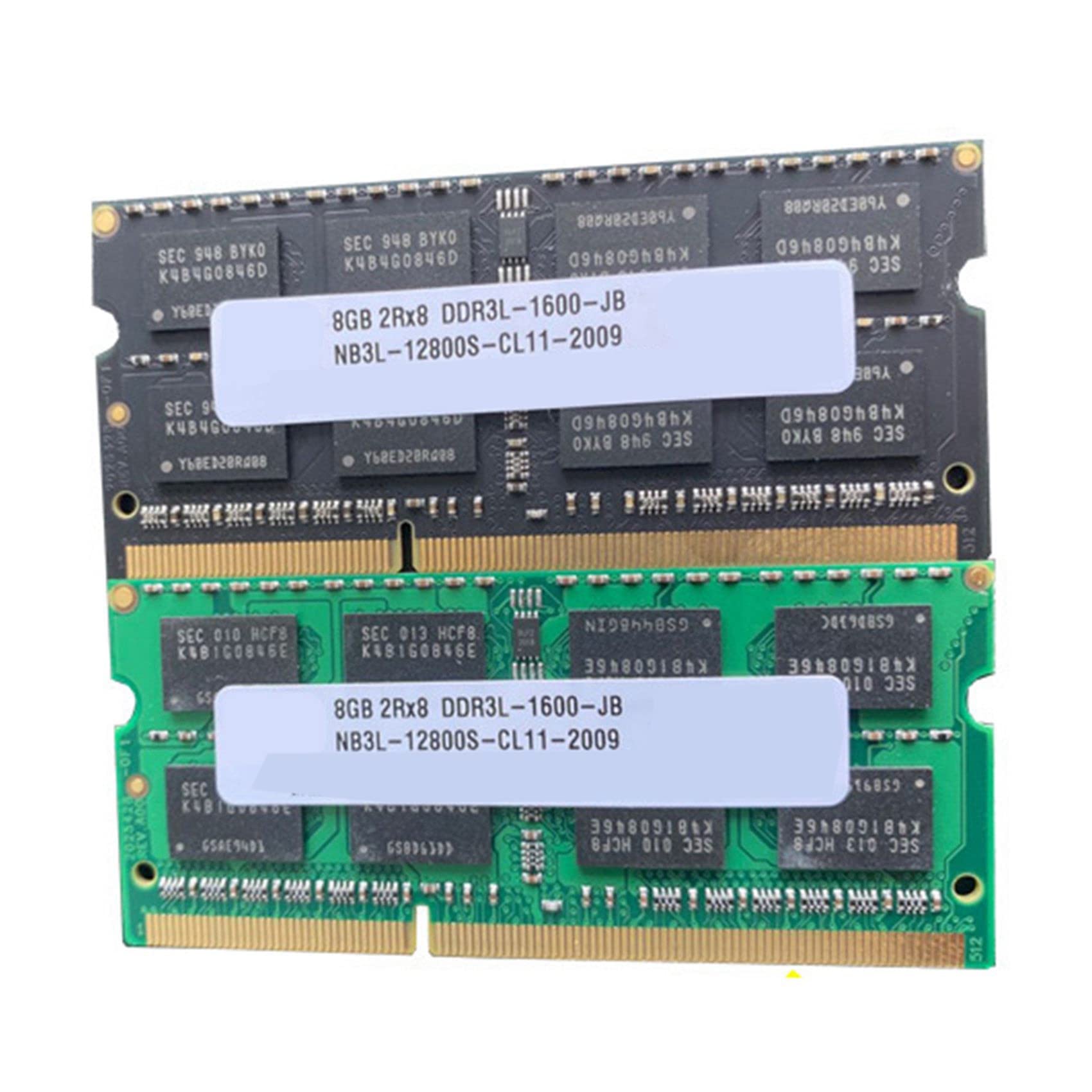 2 x DDR3 8 GB pamięci RAM laptopa 1600 MHz PC3-12800 1,35 V 204 piny SODIMM obsługa dwukanałowej pamięci laptopa