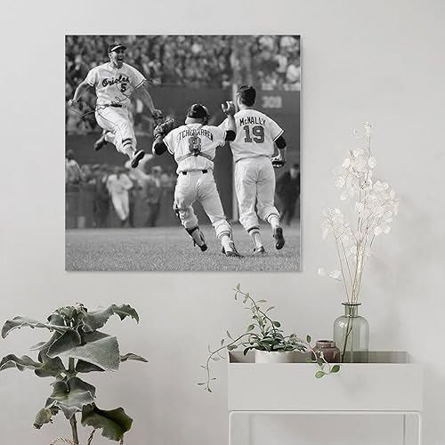 Miniatura 5 de Third Baseman Brooks Robinson - Póster de celebración en lienzo y arte de pared, póster moderno para decoración de dormitorio familiar, 12 x 12