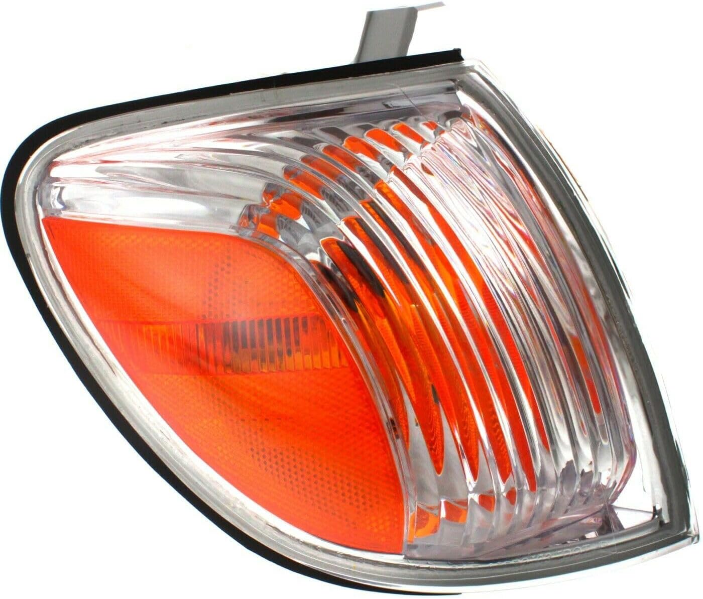 Corner Parking Marker Lamp Left & Right Pair Set for Toyota for Tundra Base/Limited/Sr5 2005-2006 with Bult 2 Turn Signal Lights Clear&Amber Lens TO2530148