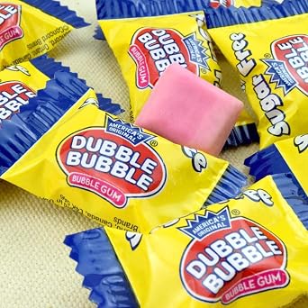 Tootsie Roll Sugar Free Dubble Bubble Gum, 3.5oz Bag (Pack of 12)