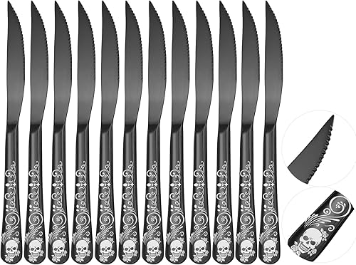 40-Pieces Heavy Duty Thick Flatware Set,SANLUNS 180 Stainless Matte Black Silverware Set for 8,Fine Dining Utensils Tableware Cutlery,Food-Grade