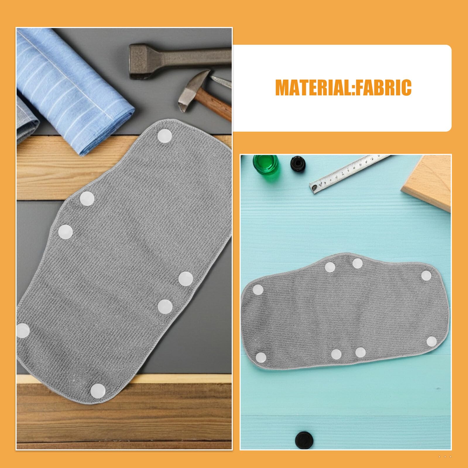 Bandas para Casco Reutilizables Broches, Absorción Máxima de Sudor, Forro Lavable para Casco de Seguridad, 24 Piezas, Compatibles para Uso Laboral y Protección Diaria
