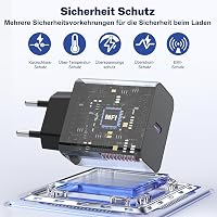 UCALMA 45W USB-C Gyorstöltő Samsung Galaxy S25/S24 + 2m Kábel 3