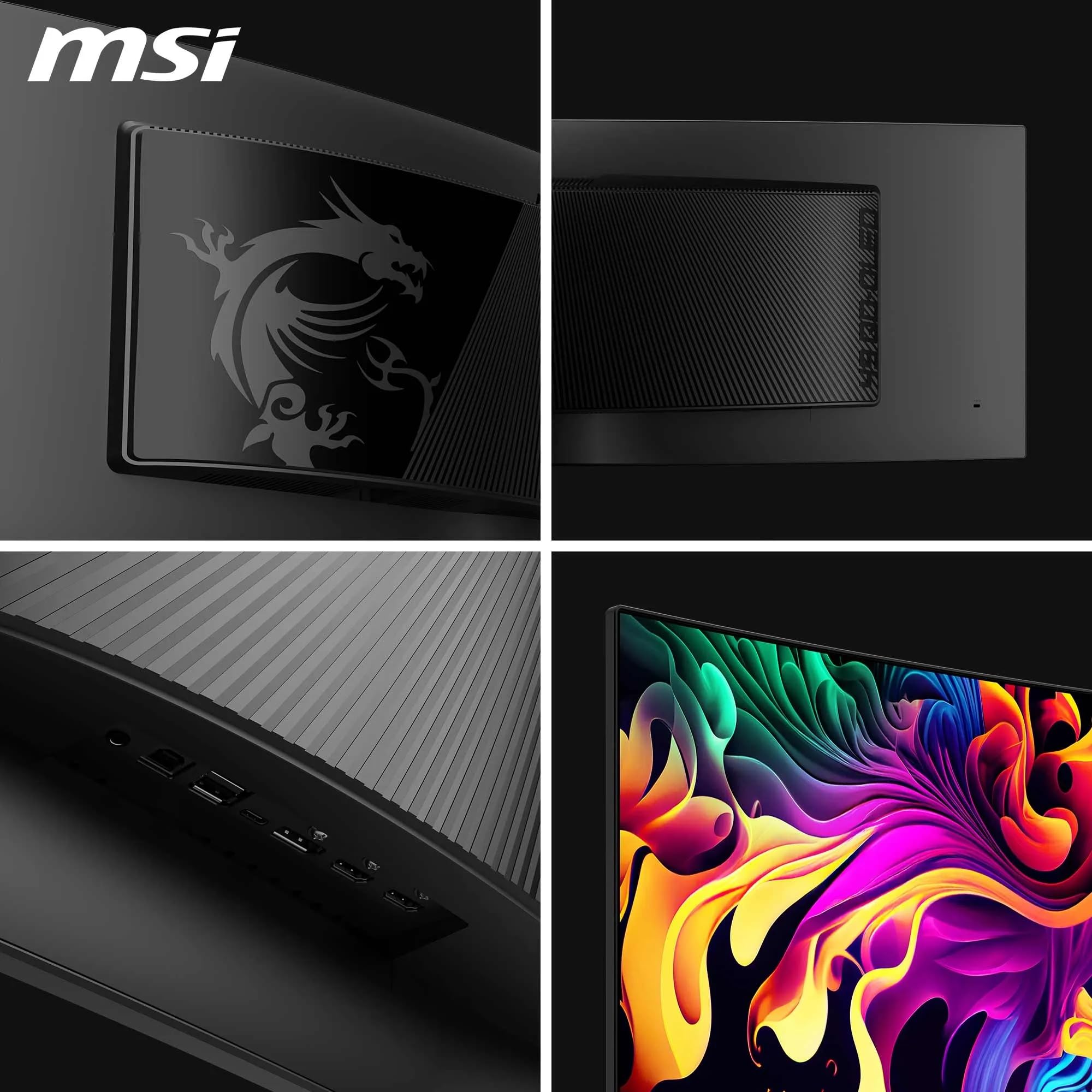 MSI MPG 491CQPX QD-OLED Écran Gaming incurvé 49" DQHD | Dalle QD-OLED 5120x1440, 240Hz, 0,03ms, courbure 1800R, compatible VESA, HDMI, DisplayPort, USB-C, Adaptive-Sync
