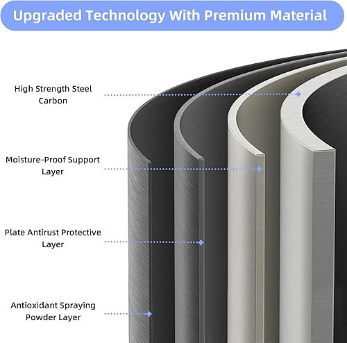 Miniatura 6 de Gardenature Escalera de trampolín, 2 escalones con escalón ancho, escalones de trampolín con bolsa de almacenamiento, accesorios de trampolín para