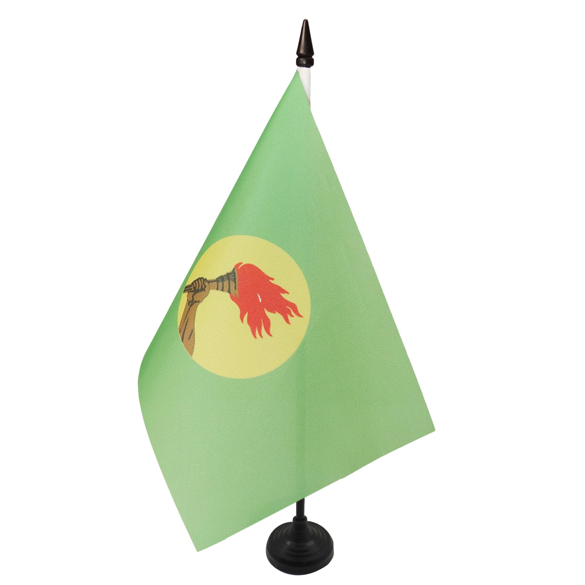 AZ FLAG Zaire Table Flag 6x8 in 100D Polyester Plastic Base