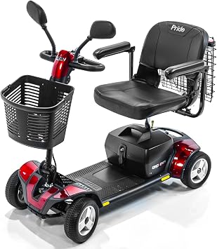Pride Mobility Go-Go Sport 4-wheel Travel Pride Electric Scooter+ Rear Basket