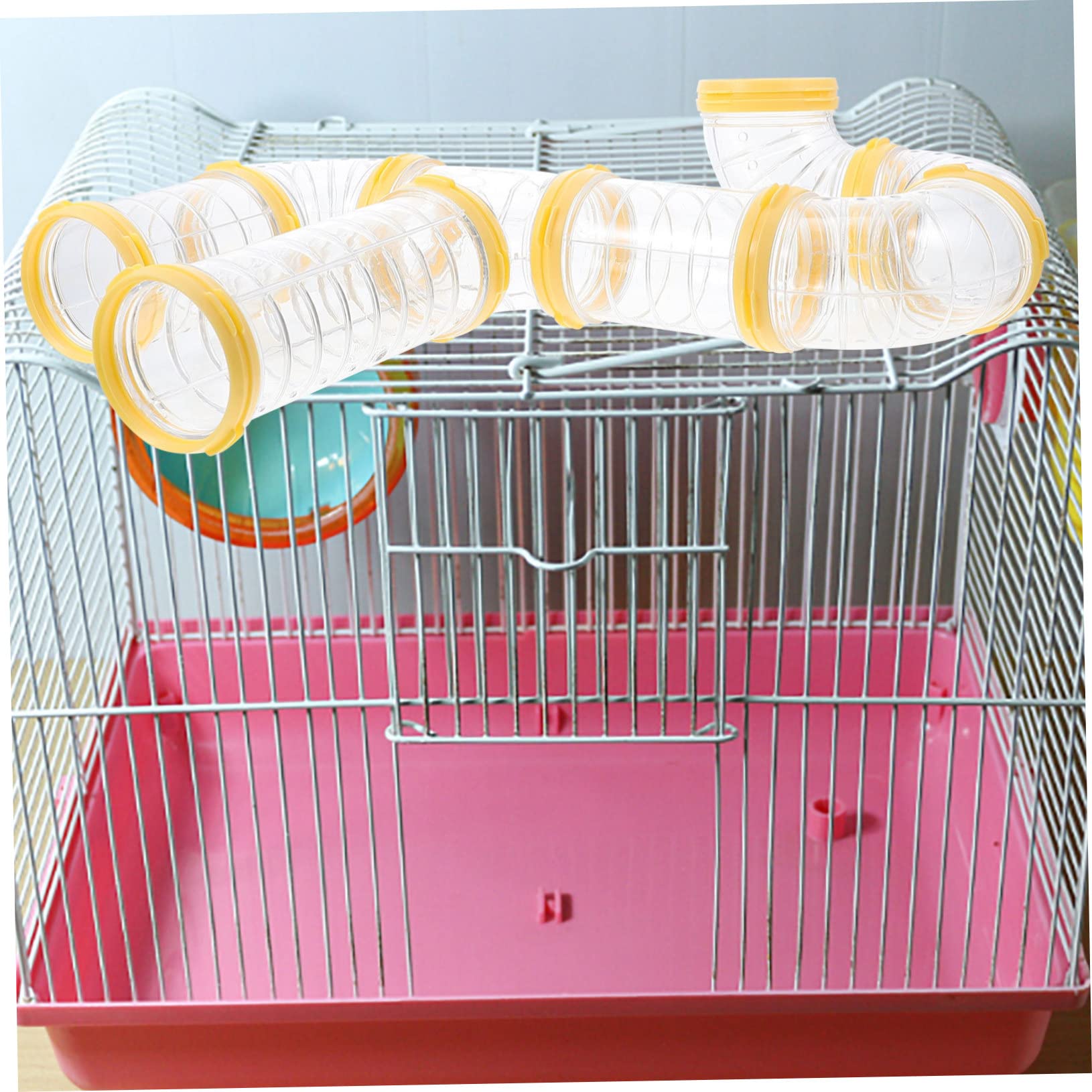 Toddmomy 3 Sätze DIY Hamsterröhren Set Teiliges Tunnelspielzeug für Hamsterkäfig Zubehör Langlebig Sicher Flexibel Kombinierbar Nagerspielzeug für Spielspaß im Käfig