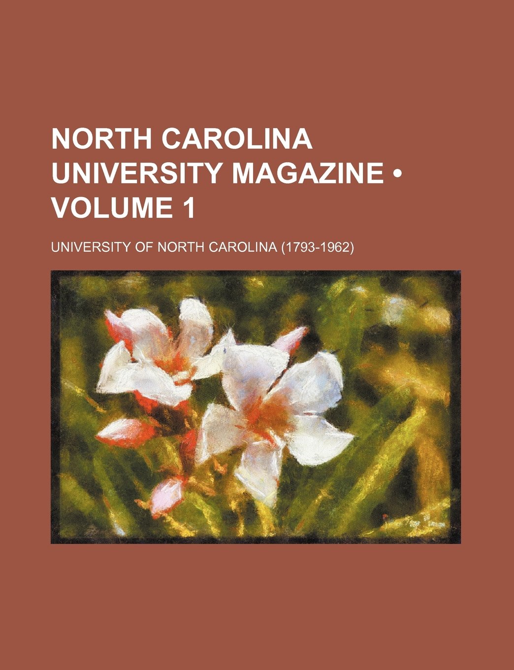 North Carolina University Magazine (Volume 1)