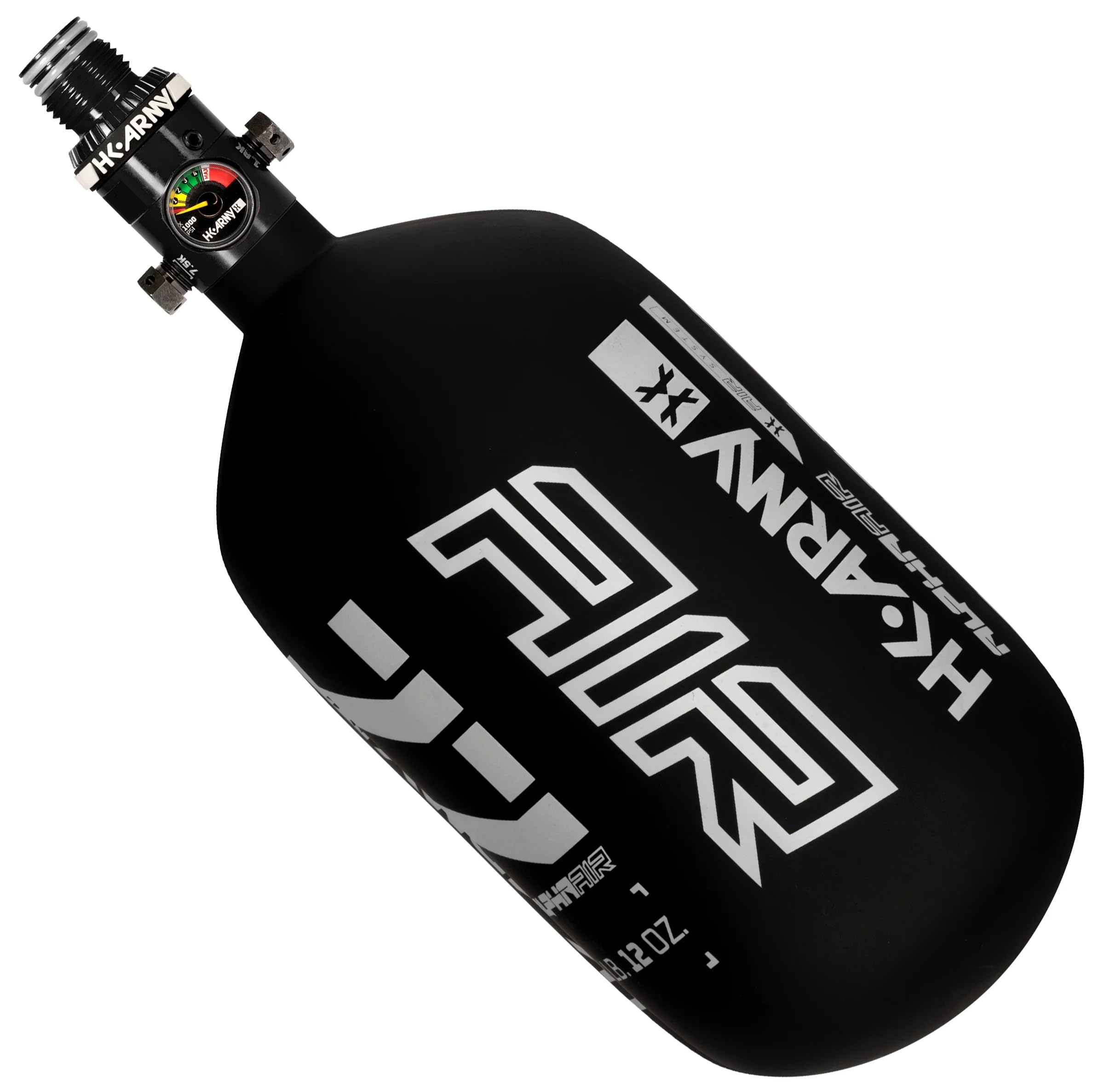 HK Army HPA Paintball Tank - Lightweight Alpha Air Carbon Fiber Compressed Air Tank - 15ci/48ci/68ci/77ci/88ci/99ci - 4500 psi