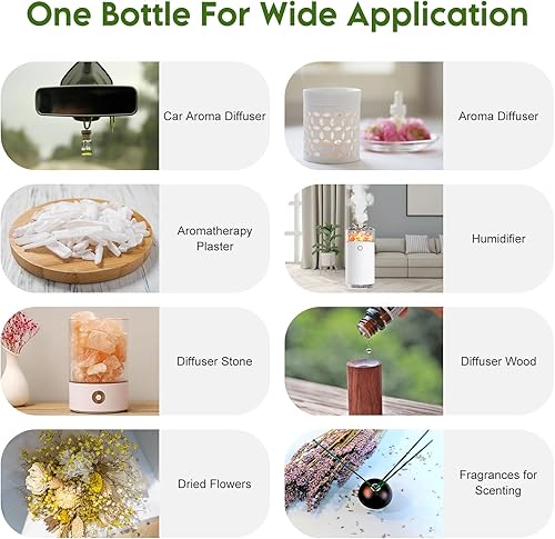 Miniatura 5 de Aceites esenciales, juego de aceites esenciales solubles en agua para humidificador, difusores y aceite de aromaterapia para el hogar, regalo de 6 x