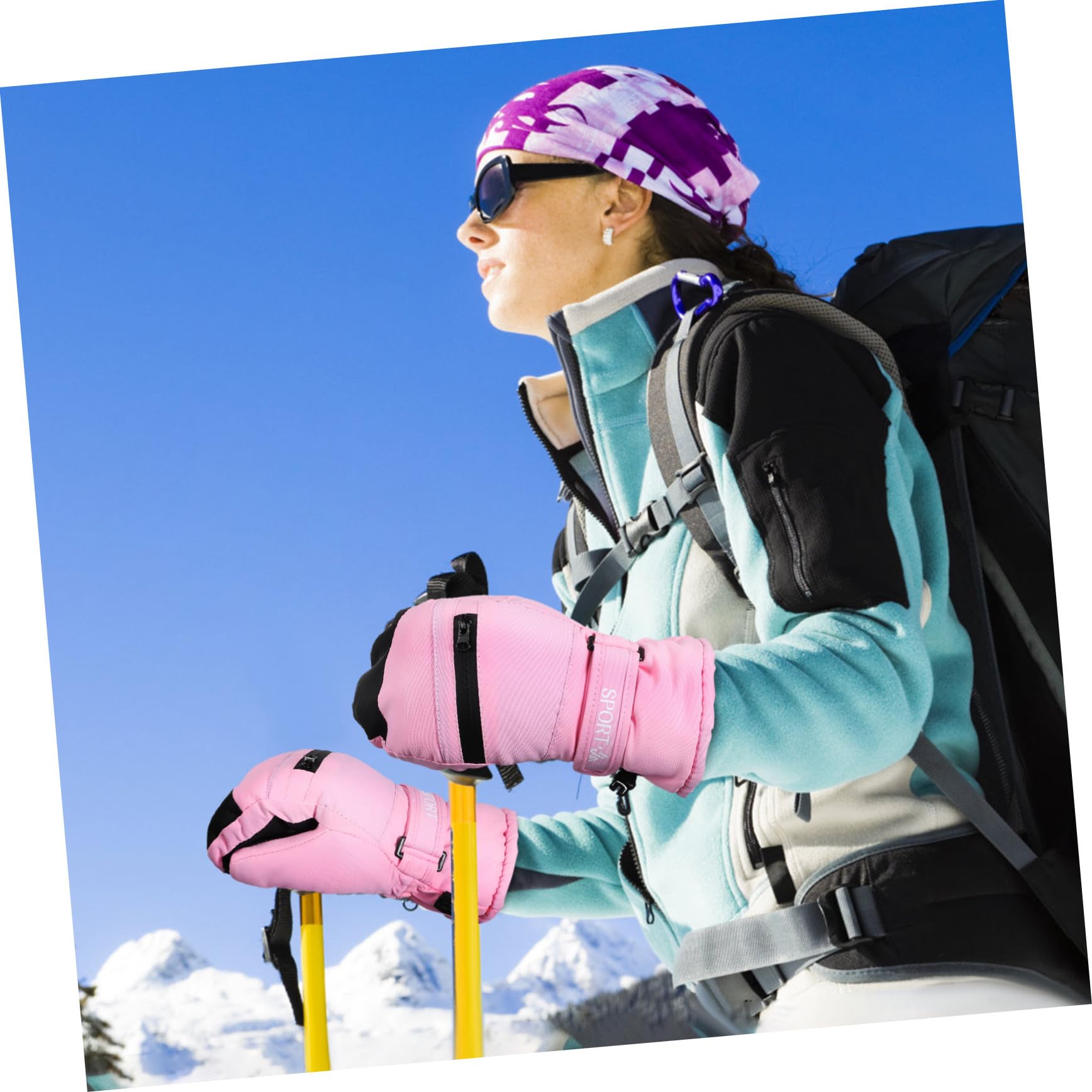 TOYANDONA Guantes Térmicos Impermeables y Cortaviento para Trabajo y Esquí con Pantalla Táctil Cálidos y Flexibles para Hombre y Mujer Talla XL