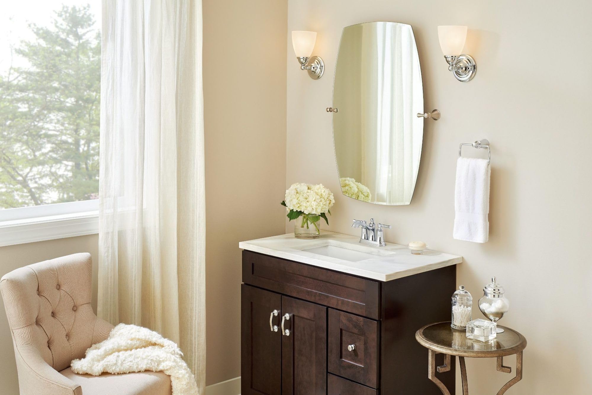 Moen Dartmoor Chrome Towel Ring - Modern Style -2 Moen Dartmoor Chrome Towel Ring - Modern Style -2