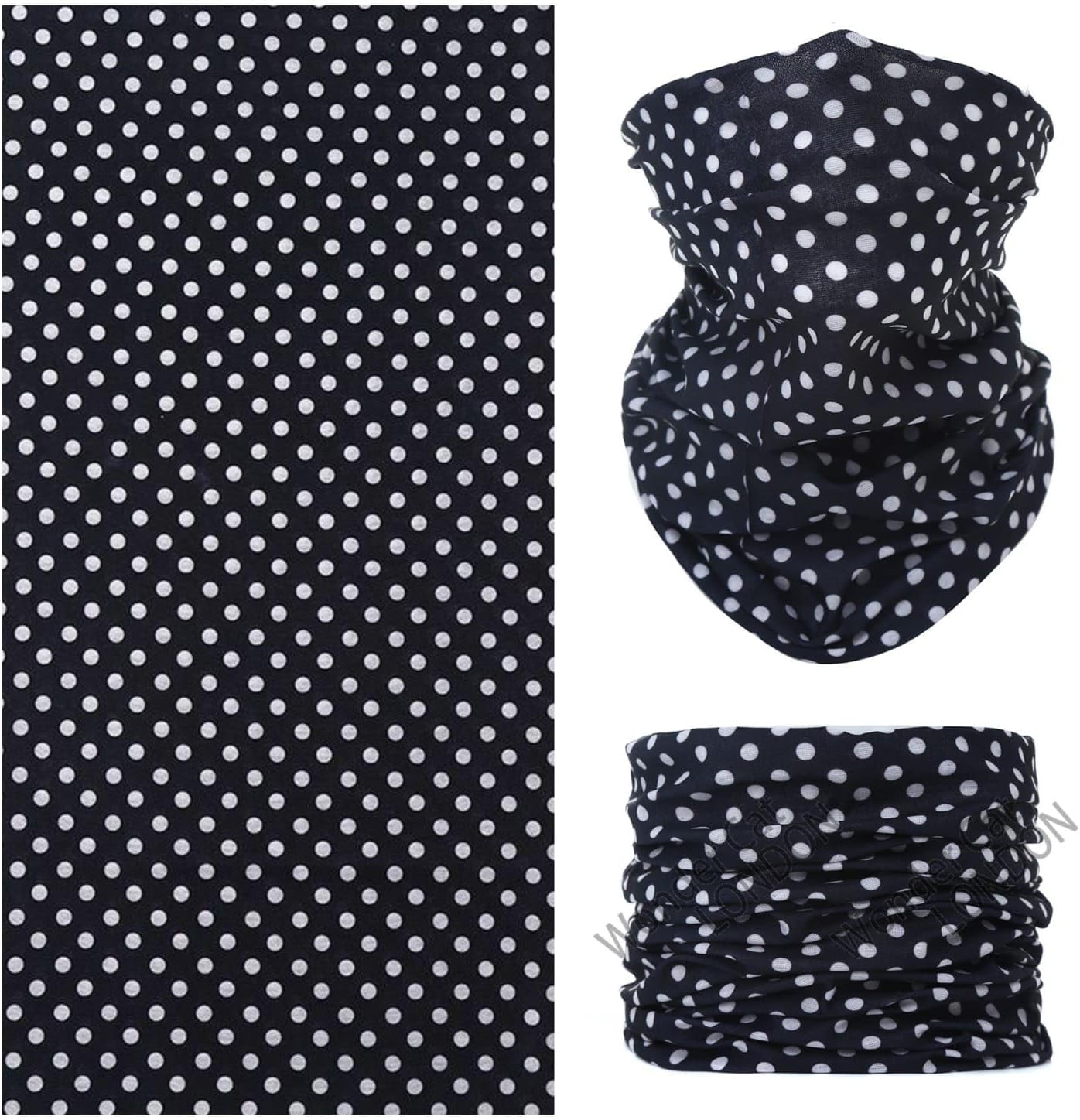wonderCat LONDONUnisex Neck Warmer, Tube Seamless Multifunctional Balaclavas, Face Cover, Face mask, Cycling mask, Ski Mask, Face Snoods Headwear, Cycling Daily Wear