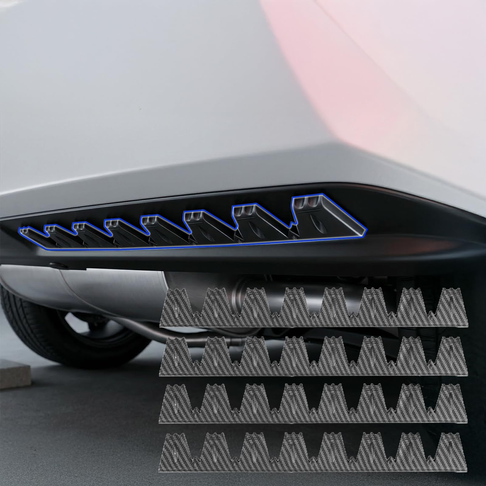 Amazon | WRX STI VAG VAB型 ボルテックスジェネレータ 車用