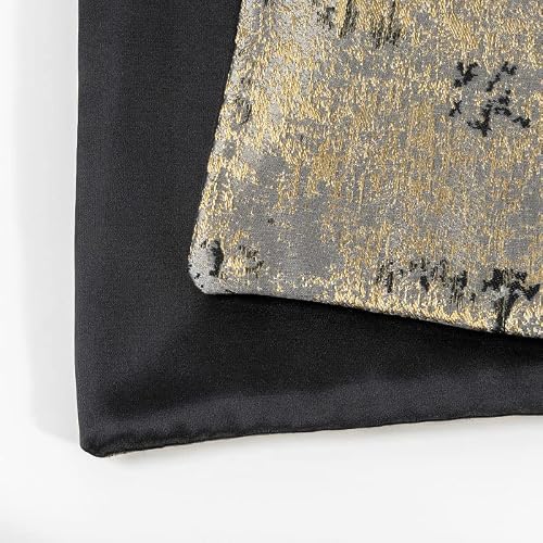 The-Tinoart Throw Pillow Covers 18X18 Luxury Black Cover Modern Gold Decorative Pillowcase For Couch Sofa Living Room Bedroom Car #TOP2